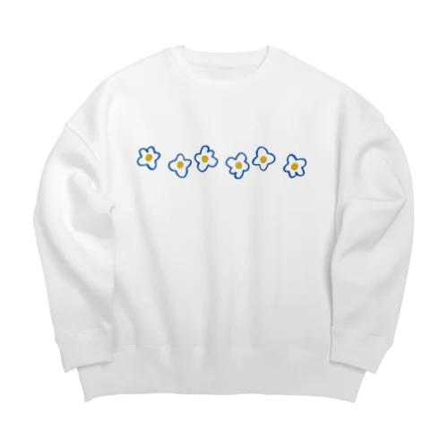 flower. Big Crew Neck Sweatshirt