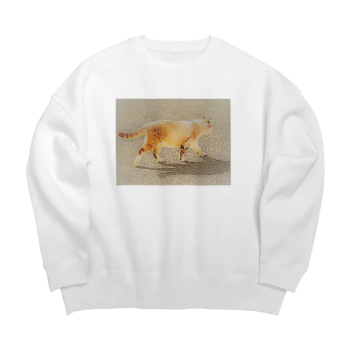 旅シリーズ　散歩 Big Crew Neck Sweatshirt