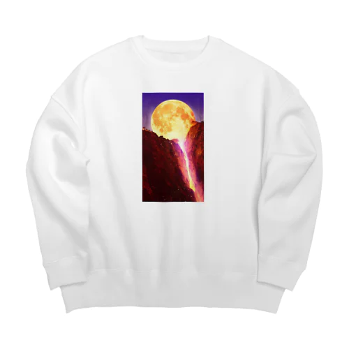 皆様に幸せがやってきますように祈りをこめて Big Crew Neck Sweatshirt