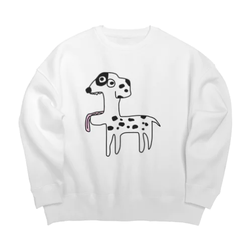 おかしな犬。1 Big Crew Neck Sweatshirt