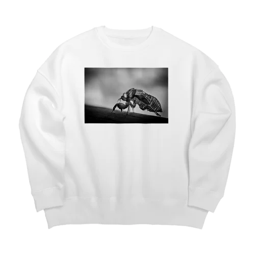 モノクロ屋 脱け殻 Big Crew Neck Sweatshirt