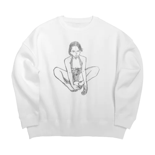 休憩 Big Crew Neck Sweatshirt