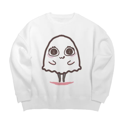 イタズラおばけちゃん Big Crew Neck Sweatshirt