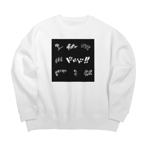 モノクロ屋 ドドド Big Crew Neck Sweatshirt