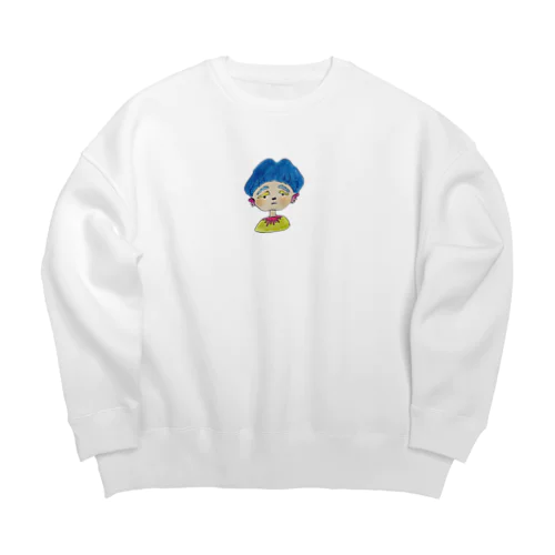 ネム子👦🏻💙 Big Crew Neck Sweatshirt