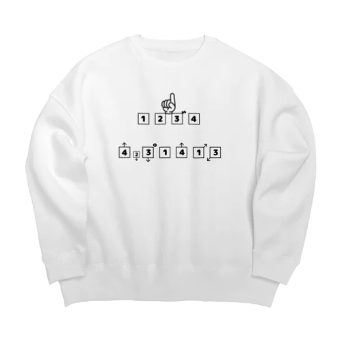 謎解き01 Big Crew Neck Sweatshirt