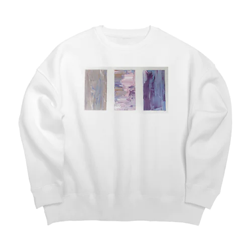 Oil painted object  Big Crew Neck Sweatshirt