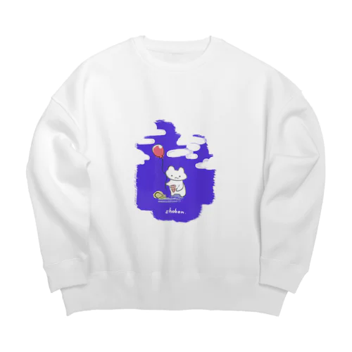 shobon Big Crew Neck Sweatshirt