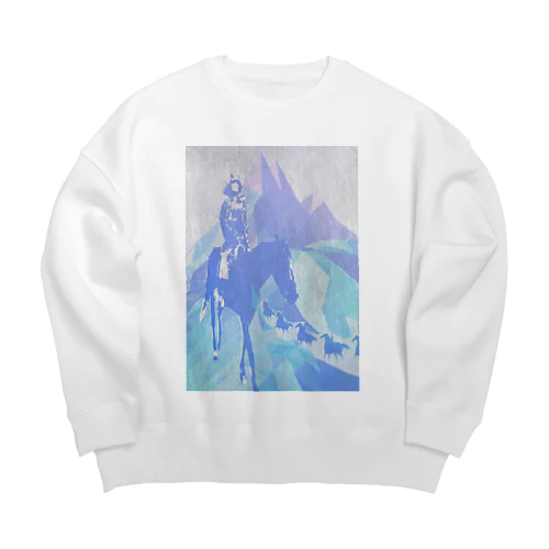 さらさら越え Big Crew Neck Sweatshirt