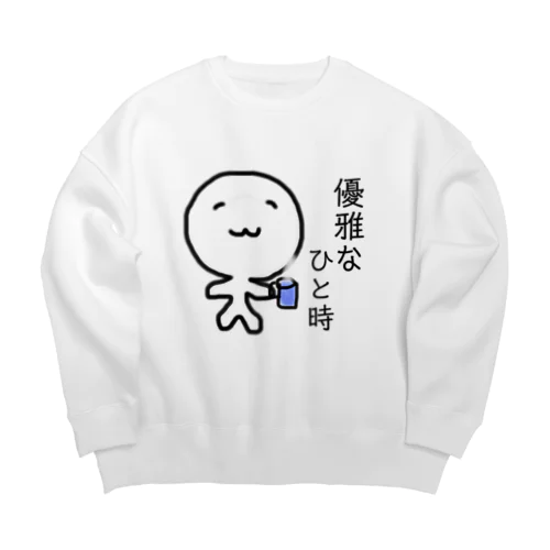 優雅なわたくし Big Crew Neck Sweatshirt