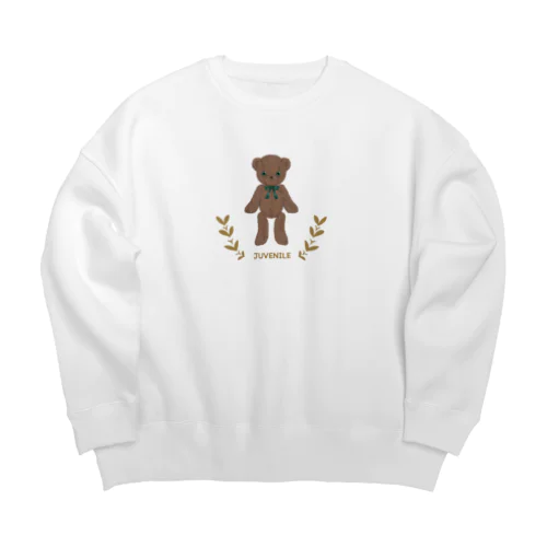 Juvenileテディベア君 Big Crew Neck Sweatshirt