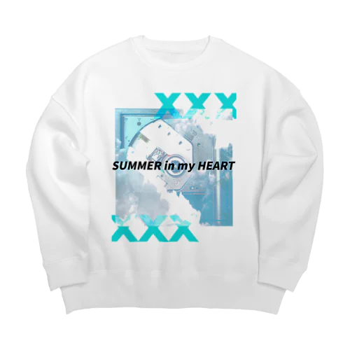 SUMMER in my HEART Big Crew Neck Sweatshirt