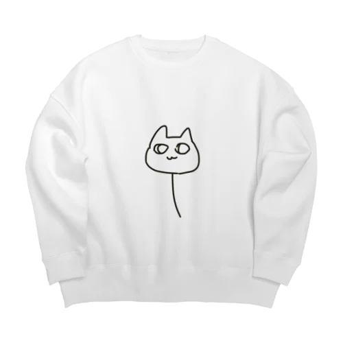 かんばんねこくん Big Crew Neck Sweatshirt