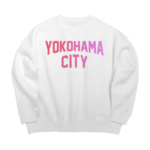 横浜市 YOKOHAMA CITY Big Crew Neck Sweatshirt