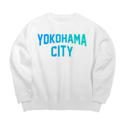 横浜市 YOKOHAMA CITY Big Crew Neck Sweatshirt