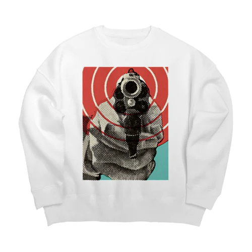 拳銃グッズ Big Crew Neck Sweatshirt