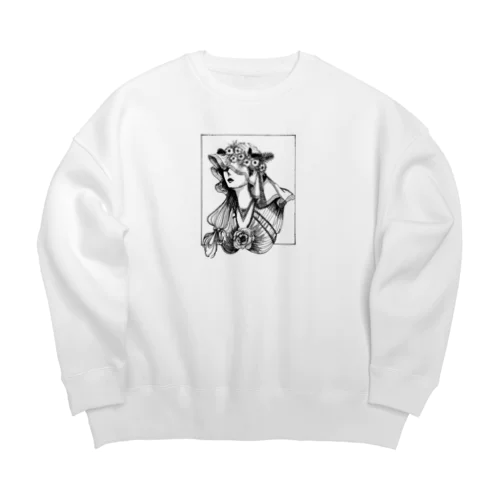 illustration Big Crew Neck Sweatshirt