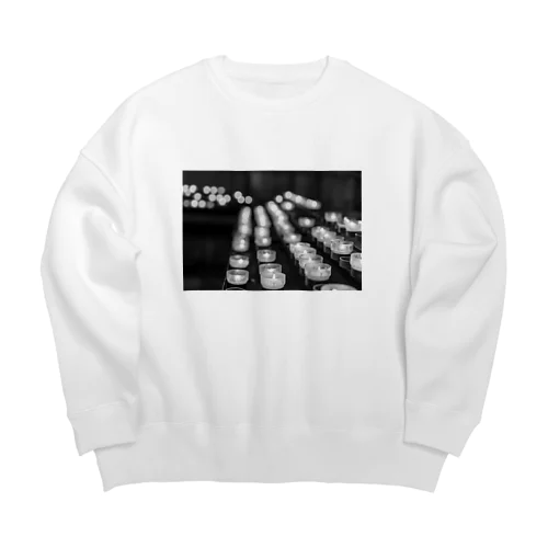 キャンドル順 Big Crew Neck Sweatshirt