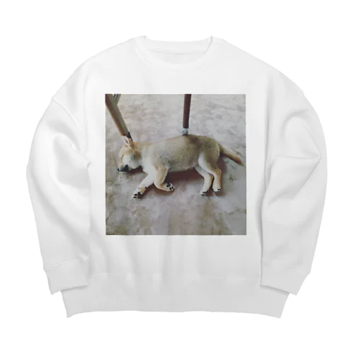 こはるちゃん10? Big Crew Neck Sweatshirt