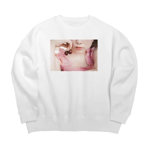 さくらんぼ Big Crew Neck Sweatshirt