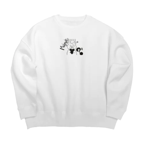 めらんこりい Big Crew Neck Sweatshirt