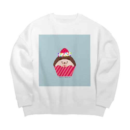 はりねずみケーキ Big Crew Neck Sweatshirt