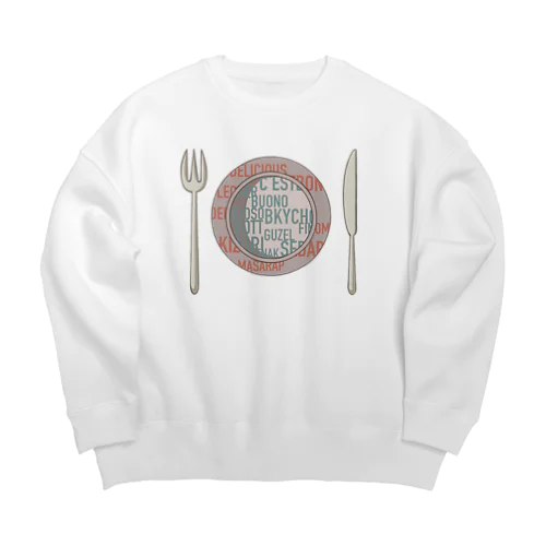 デリシャス！ Big Crew Neck Sweatshirt