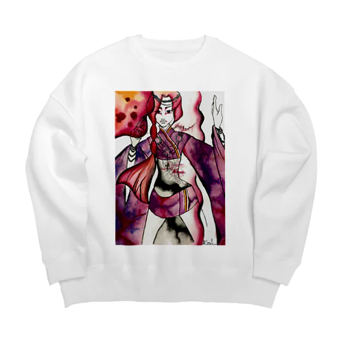 kimono Big Crew Neck Sweatshirt