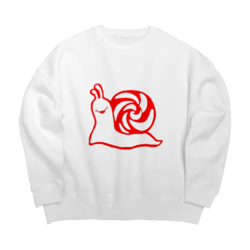 ロリポップかたつむり２ Big Crew Neck Sweatshirt