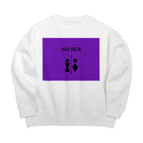 nosex ロゴ Big Crew Neck Sweatshirt