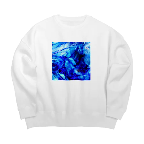 ガラスの記憶 -yuragi- Big Crew Neck Sweatshirt