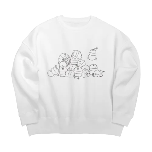 イッパイサボテン ビッグスウェット Big Crew Neck Sweatshirt