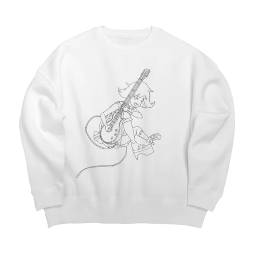 バンドガール Big Crew Neck Sweatshirt