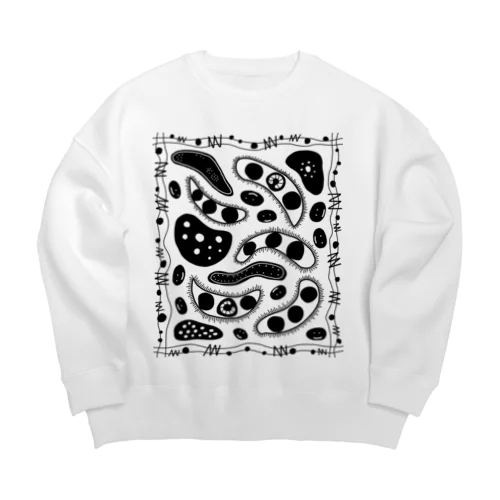 枝豆になろうとしている根粒菌 Big Crew Neck Sweatshirt