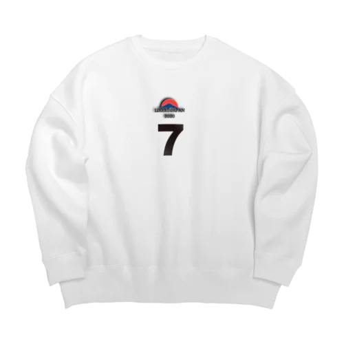 LIXEED JAPAN オリジナルロゴ Big Crew Neck Sweatshirt