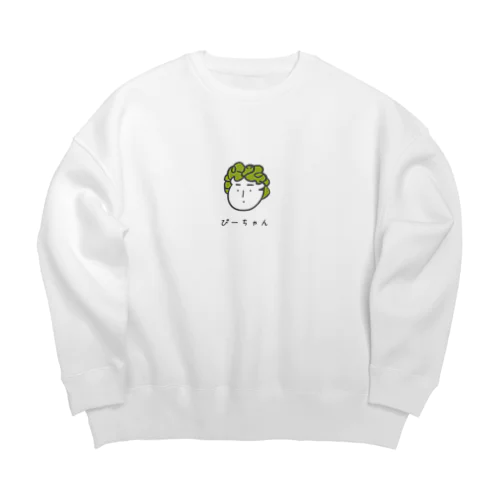 ぴーちゃんシリーズ Big Crew Neck Sweatshirt