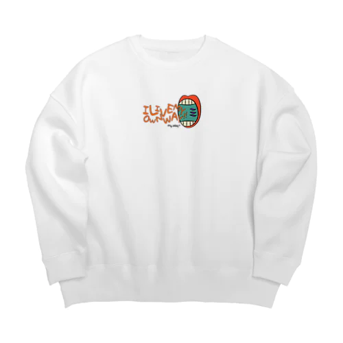 お口から Big Crew Neck Sweatshirt