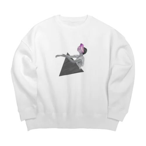 amethyst Big Crew Neck Sweatshirt