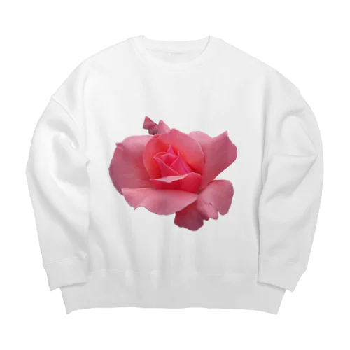 The Rose (Half-blooming) Big Crew Neck Sweatshirt