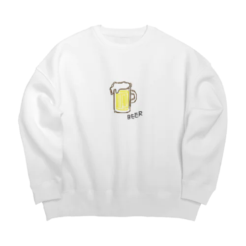 ビールちゃん★ Big Crew Neck Sweatshirt