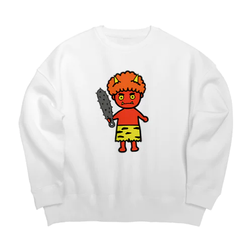 オニ Big Crew Neck Sweatshirt