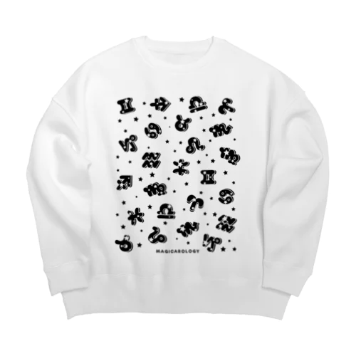 ポップ！星座記号 Big Crew Neck Sweatshirt