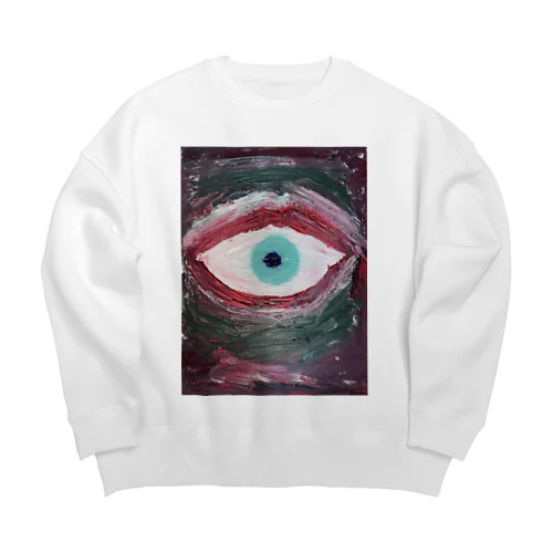 数秒の瞬き Big Crew Neck Sweatshirt