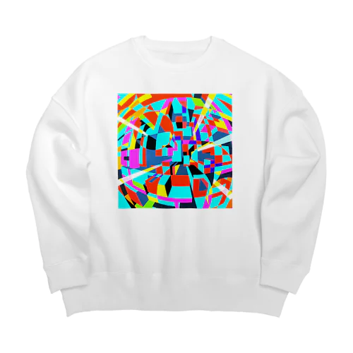 都会ってうるさい Big Crew Neck Sweatshirt