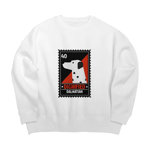 ダルメシアン ポストスタンプ Big Crew Neck Sweatshirt