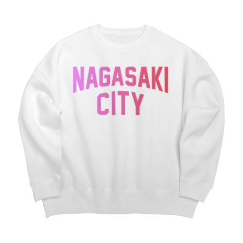 長崎市 NAGASAKI CITY Big Crew Neck Sweatshirt