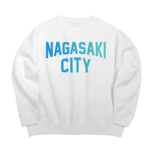 長崎市 NAGASAKI CITY Big Crew Neck Sweatshirt