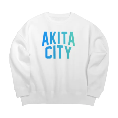 秋田市 AKITA CITY Big Crew Neck Sweatshirt