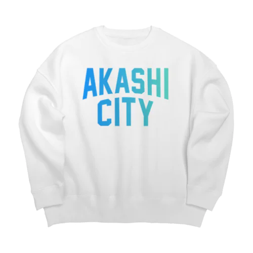 明石市 AKASHI CITY Big Crew Neck Sweatshirt