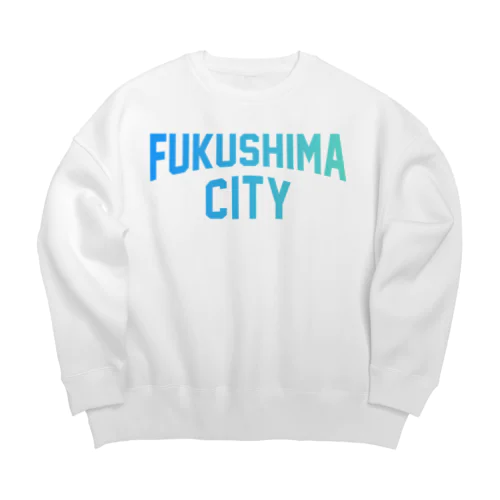 福島市 FUKUSHIMA CITY Big Crew Neck Sweatshirt